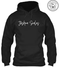 ‘JOSHUA SCALES  SCRIPT LOGO’ HOODIE 
