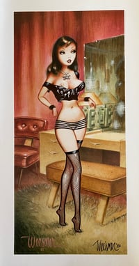 Modified Litho of Vamp Brunette