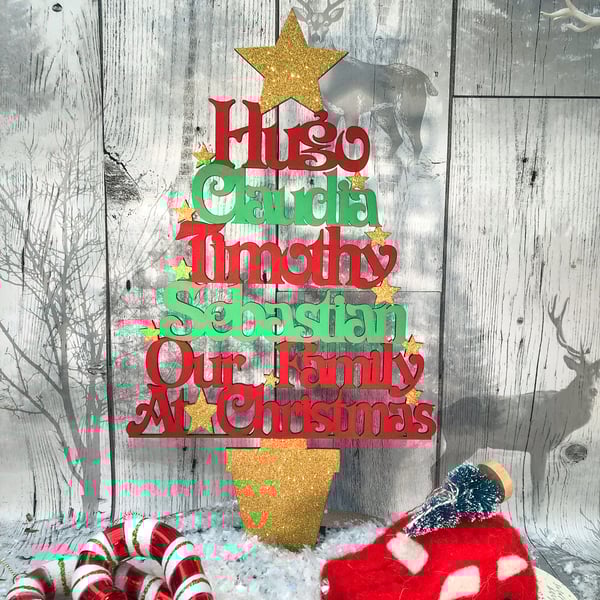 Image of Family Christmas Tree