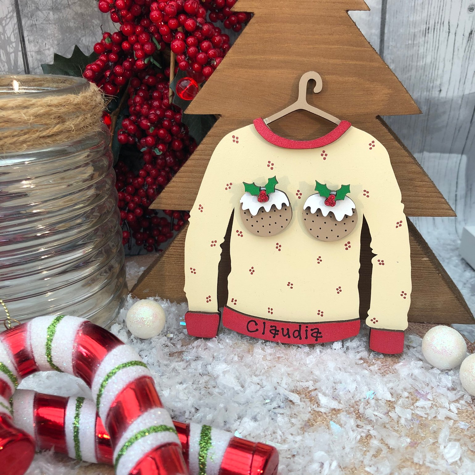 Image of Christmas Puddings Jumper 