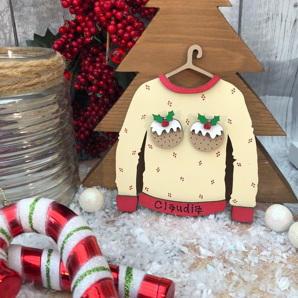Image of Christmas Puddings Jumper