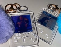 Glass Keychain Album Cover
