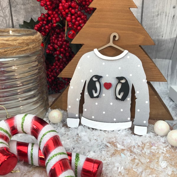 Image of Penguins Christmas Jumper