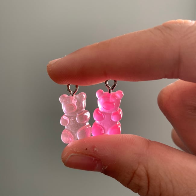 gummy bear earrings