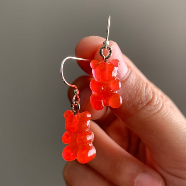 gummy bear earrings