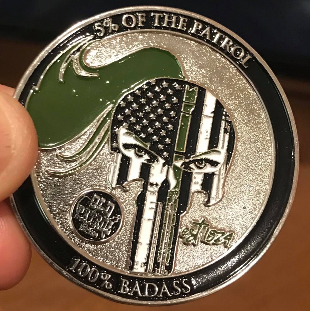 Image of 5% of the Patrol ~ 100% Badass Commemorative Coin