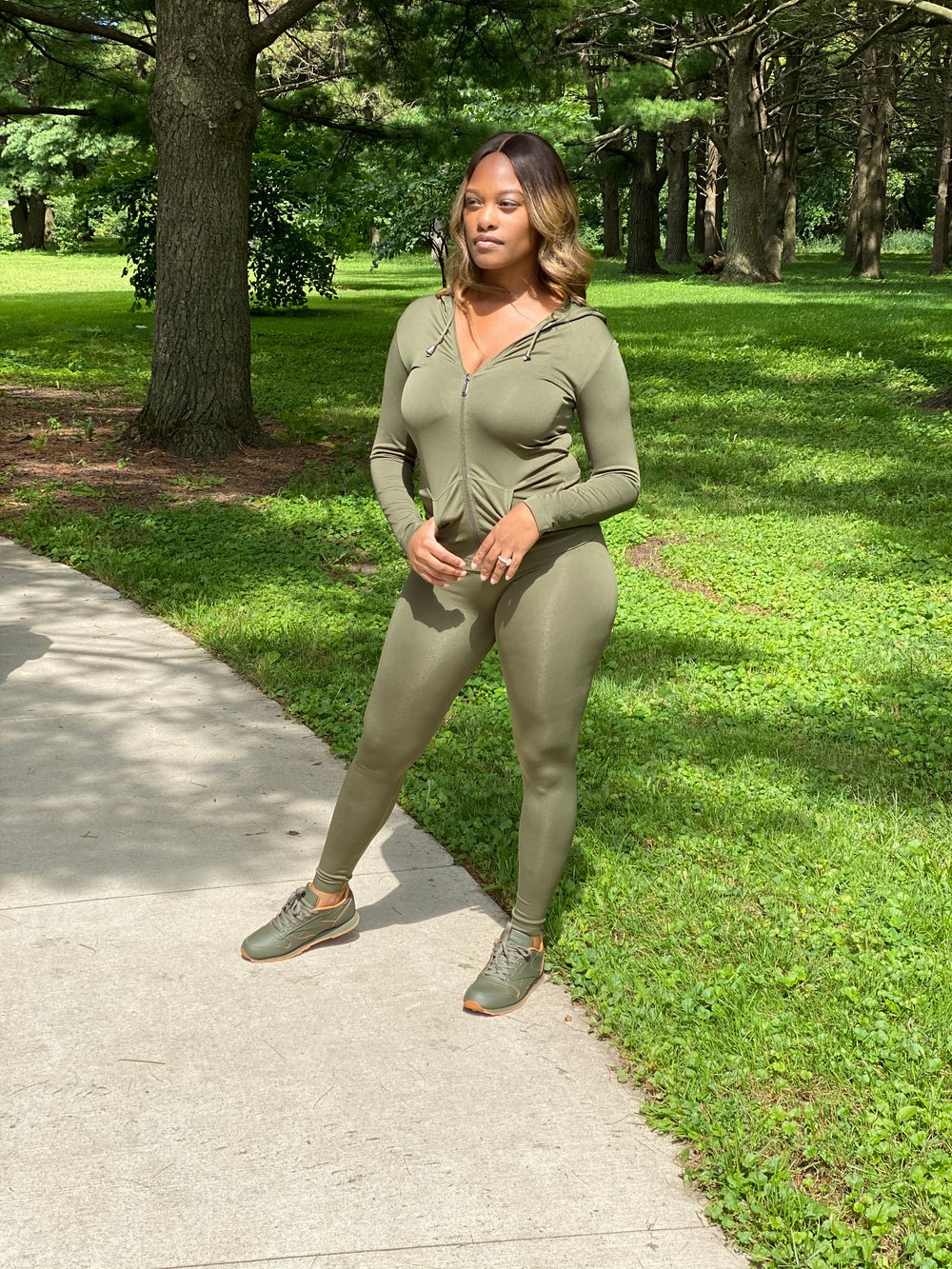 Image of FIT ME | OLIVE ACTIVE SET