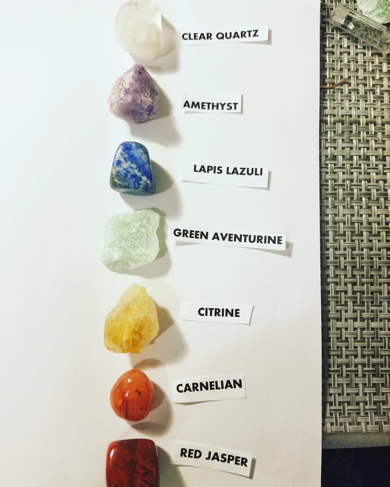 Image of 7 Chakra stones