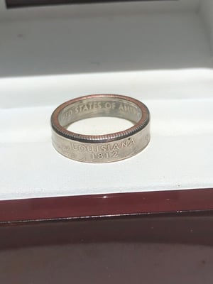 Image of Polished State Quarter Rings (VA-WY)