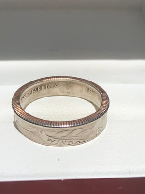 Image of Polished State Quarter Rings (AK-ID)