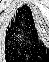 Image 2 of 'Starry Cave' Limited Edition Art Print