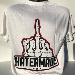 Image of "Middle Finger" By Hatermade Clothing Co. (White)