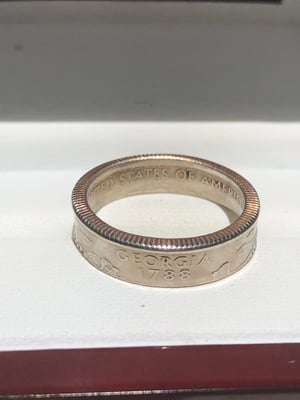 Image of Polished State Quarter Rings (AK-ID)