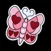 Butterfly Valentine Sticker