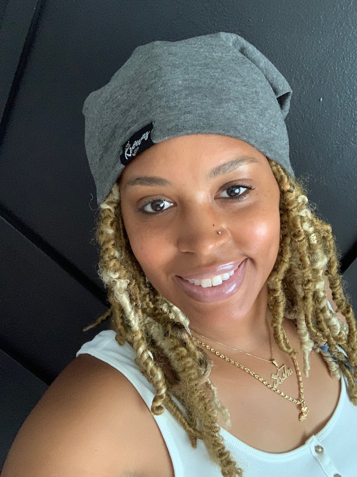 Image of Satin-lined beanie