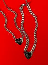 HAND ENGRAVED HEART CHOKER