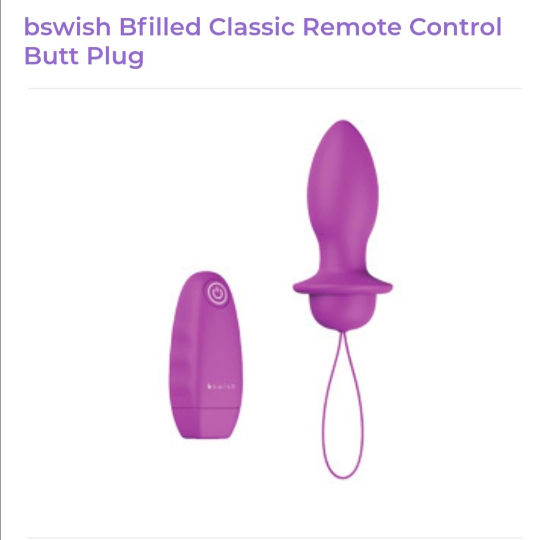 Image of Bwish Remote Control Butt Plug