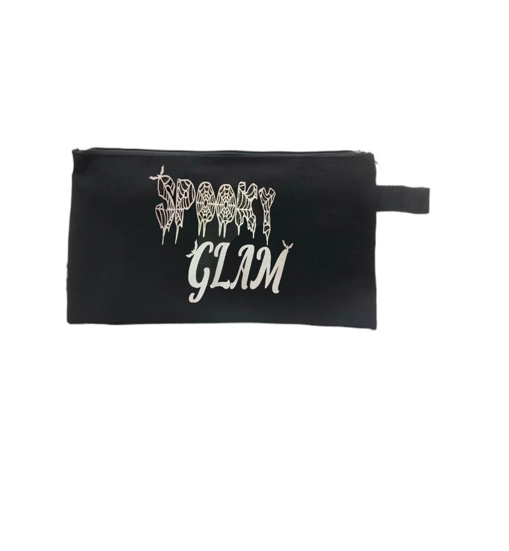 Spooky Glam GLITTER Makeup Bag