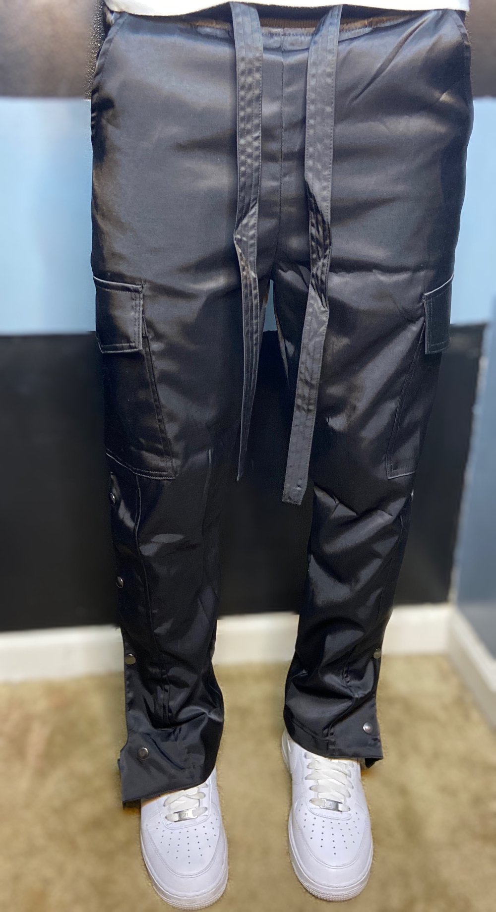 black cargos petite