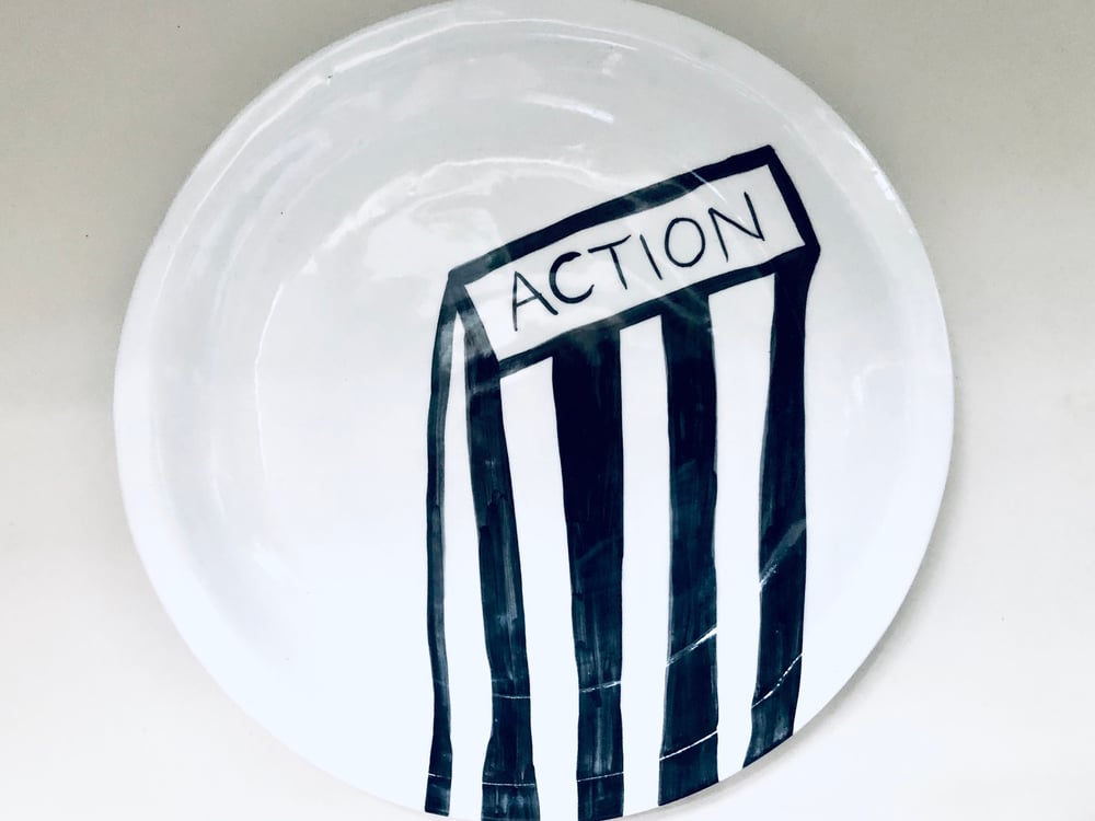 Image of ACTION LARGE PLATE 4