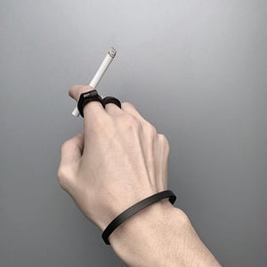Image of DRILLING LAB - Framework Bracelet (Black)