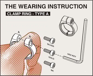 Image of DRILLING LAB - Clamp Ring Type-A (Black/Black)