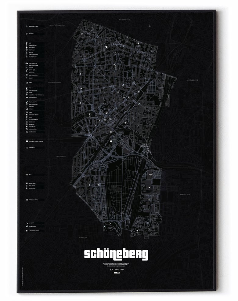 Image of Berlin Schöneberg underground Karte