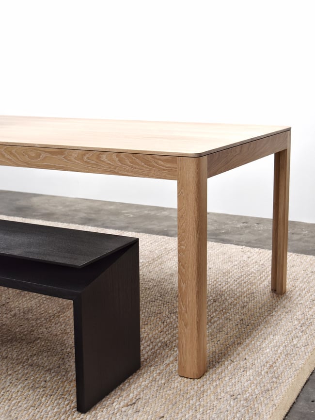 PRUE V2 DINING TABLE IN AMERICAN OAK