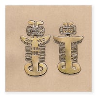 Image 1 of Original Painting - "Museo del Oro 4" - 28x28 cm