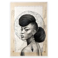 Image 1 of Canva Art Print - "Trinidad en N&B"