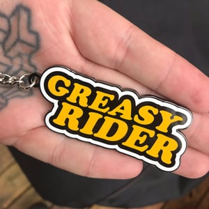 Greasy Rider Keychain