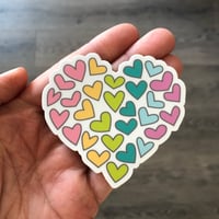 3” Vinyl Heart of Heart Sticker #2