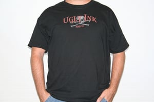 Image of Men's Ugly Ink Skull Tee - Biker Collection