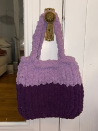 purple girl tote
