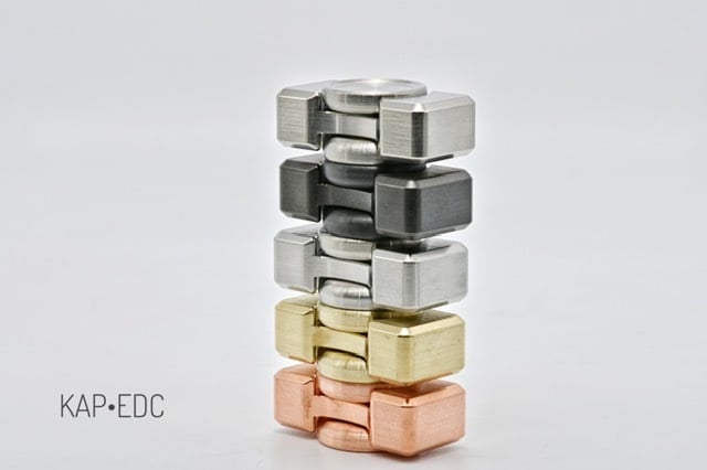 KAP EDC/Collision Mini(Titanium) ハンドスピナー Mini collision hand spinner fidget toys | KINETICS ASIA