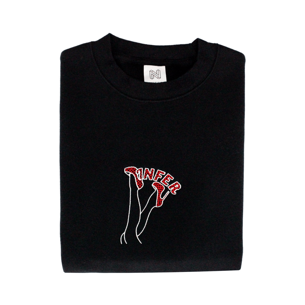 Image of 'Stiletto' Sweatshirt Black