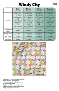 Image 2 of Windy City Pattern - PDF Version