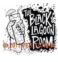 Image 5 of BLACK LAGOON ROOM Logo 14oz Old Fashioned Cocktail Glass