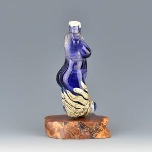Image of XXL. Mariner Goddess - Flamework Glass Sculpture Bead 