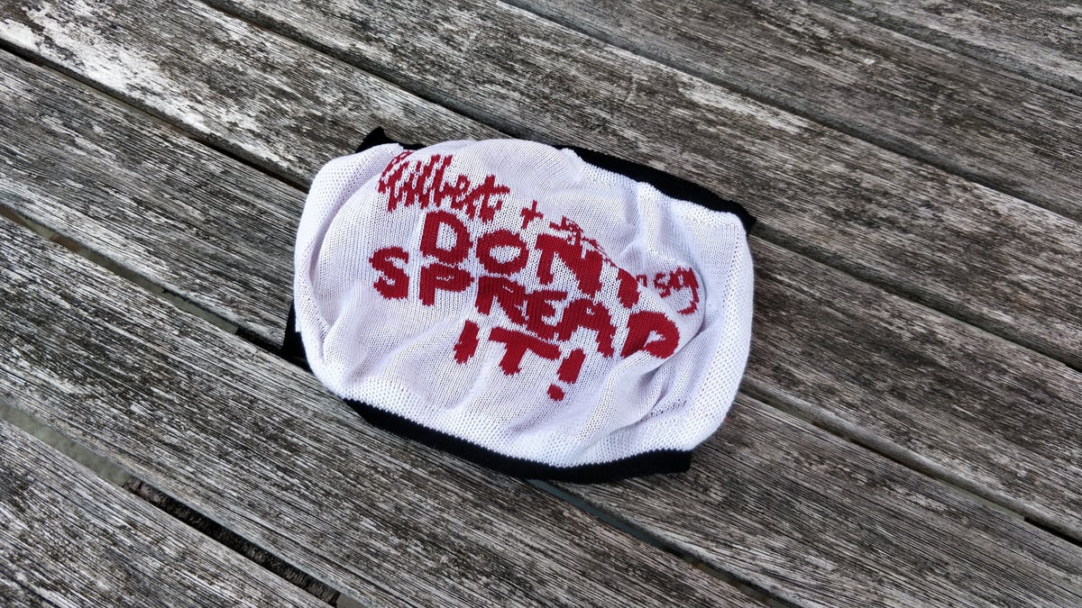 Image of Gilbert & George Facemask - White