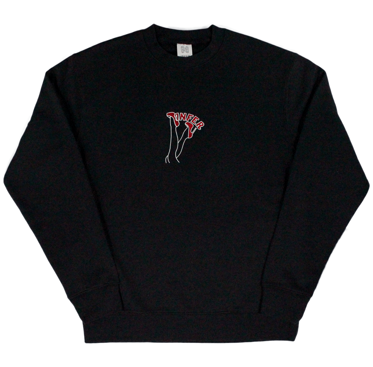 Image of 'Stiletto' Sweatshirt Black