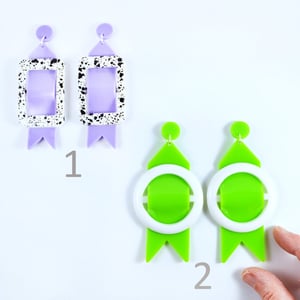 Image of Buckle Earrings 1 and 2