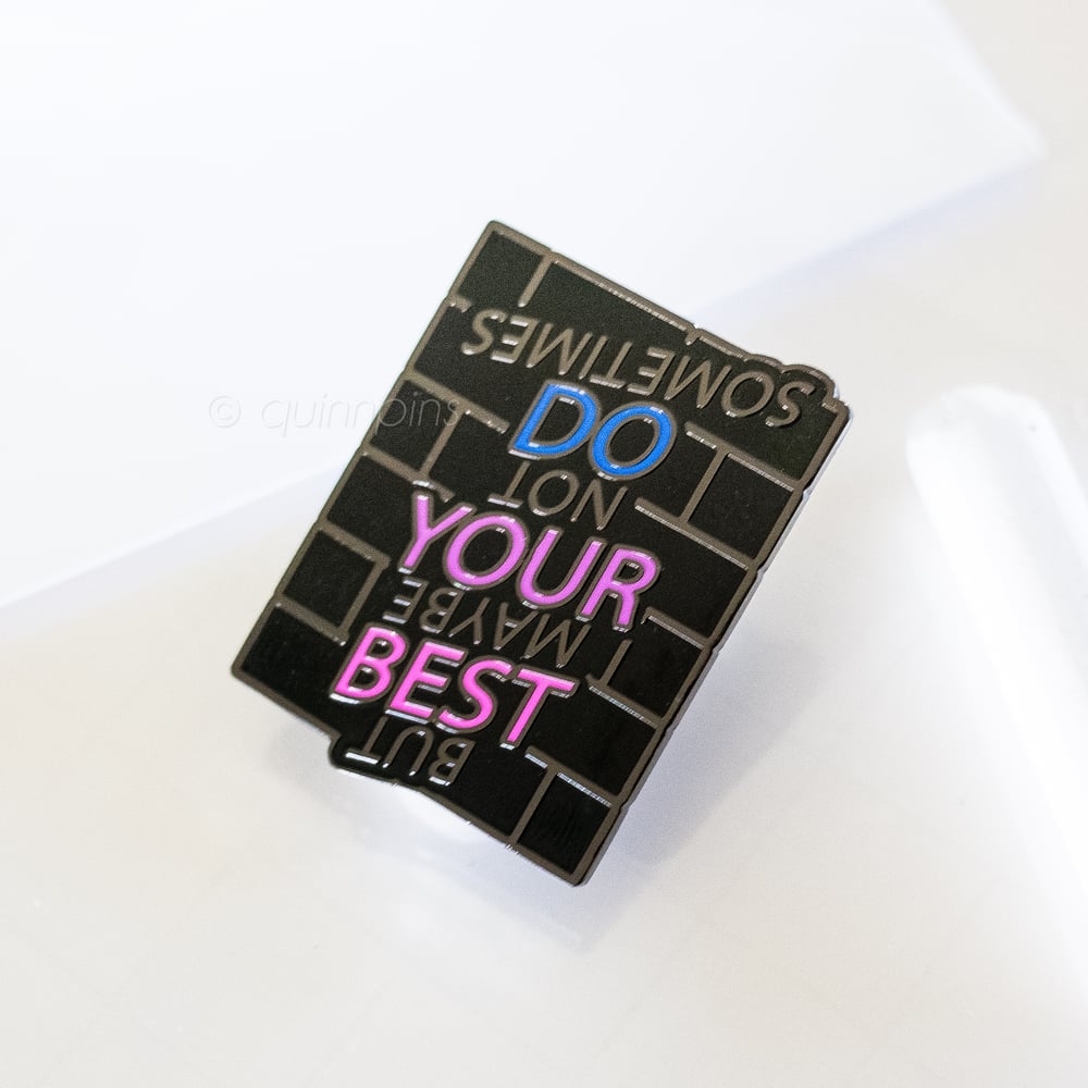 Image of SEVENTEEN Do Your Best Enamel Pin
