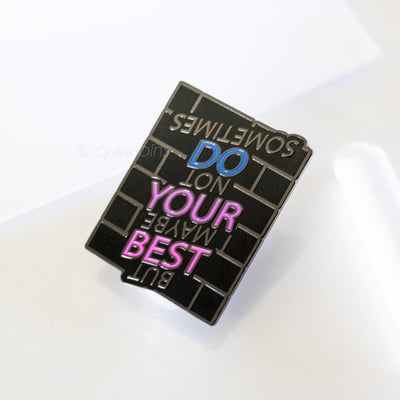 Image of SEVENTEEN Do Your Best Enamel Pin