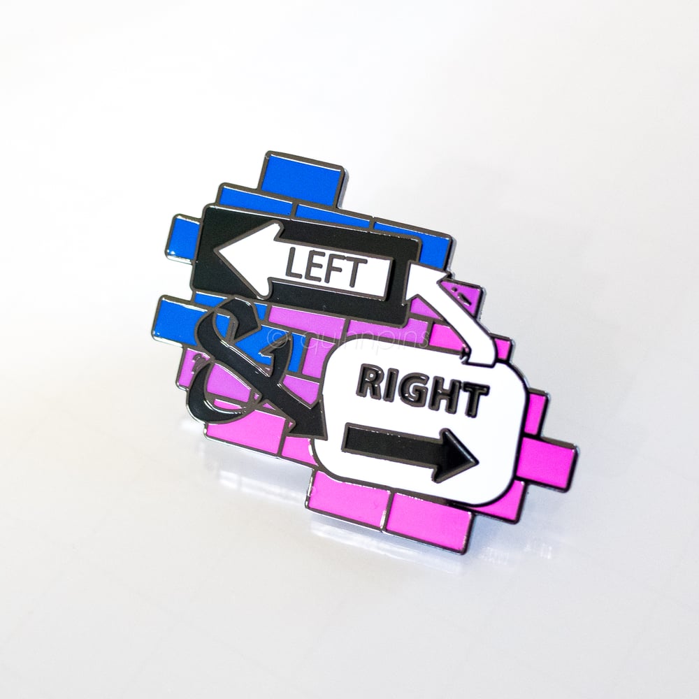 Image of SEVENTEEN Left & Right Enamel Pin