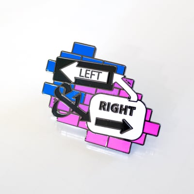 Image of SEVENTEEN Left & Right Enamel Pin