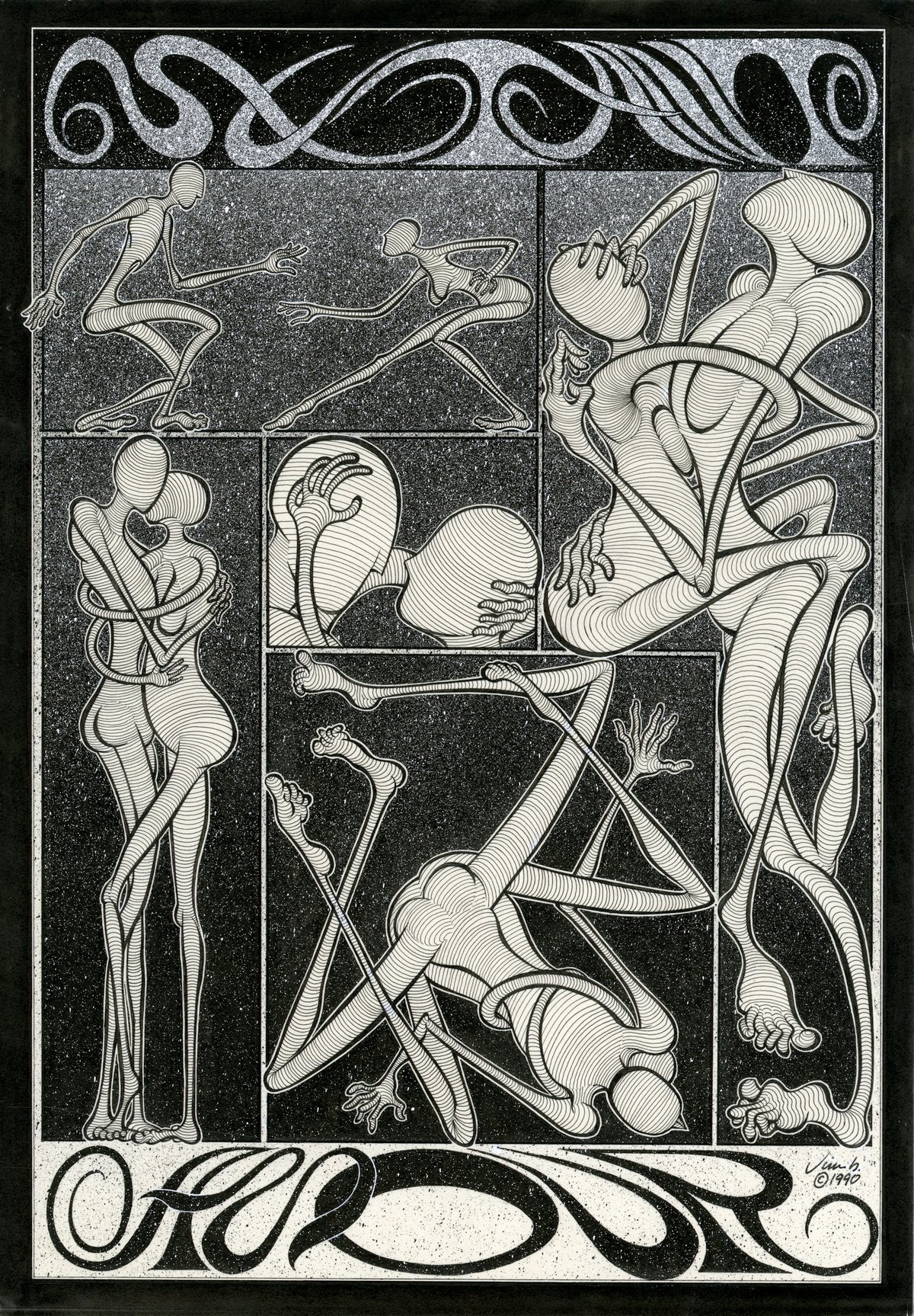 Image of MUTANT AMOUR ink original