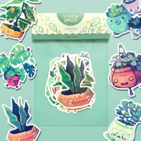 Image 1 of Plant Babies Sticker Set 1