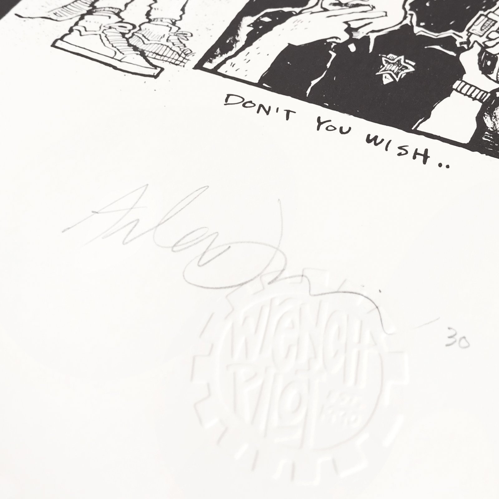 Wrench Pilot 30th Anniversary print | BEND PRESS SHOP