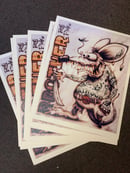 Image 2 of Brother Rat Fink Print - Limited Edition - Printed on Leather Textured Paper